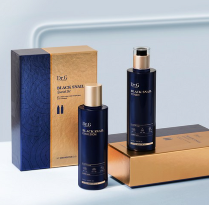 Dr.G Black Snail Toner 150ml + Emulsion 150ml Special Gift Set