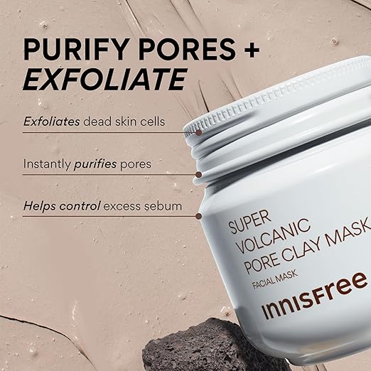 Innisfree Super Volcanic Pore Clay Mask – 100ml