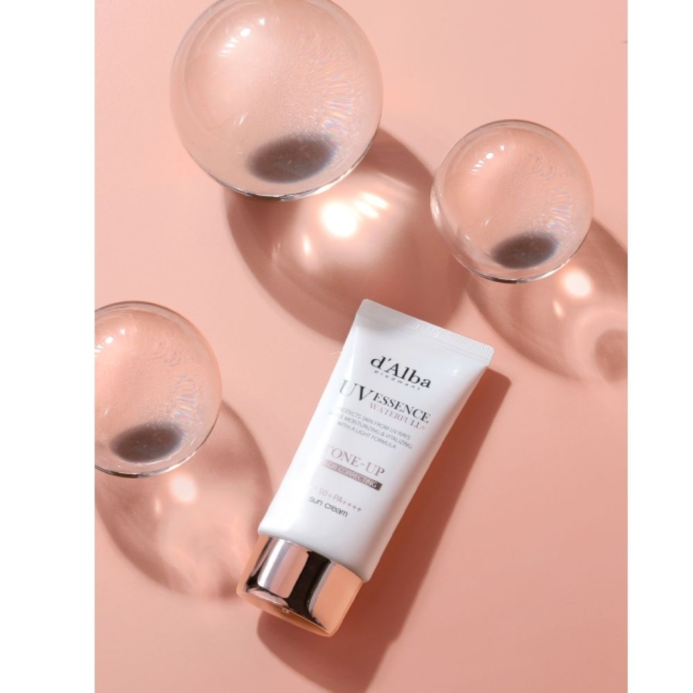 d'Alba UV Essence Waterfull Pink Tone Up Sun Cream SPF50+/PA++++ 50ml