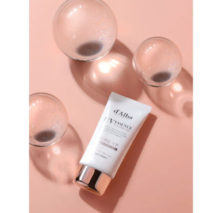 d'Alba UV Essence Waterfull Pink Tone Up Sun Cream SPF50+/PA++++ 50ml