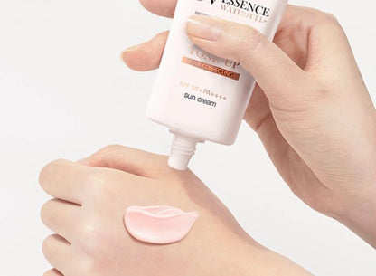 d'Alba UV Essence Waterfull Pink Tone Up Sun Cream SPF50+/PA++++ 50ml