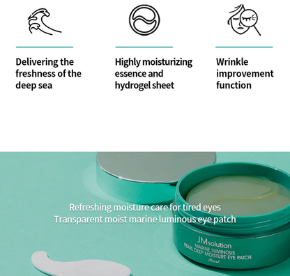 JMSOLUTION Marine Luminous Pearl Deep Moisture Eye Patch
