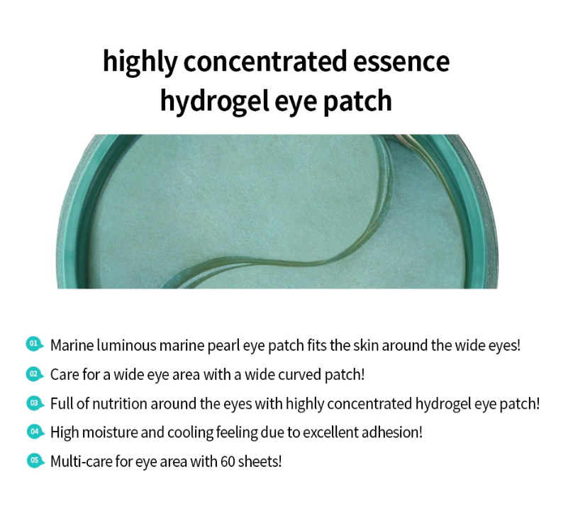 JMSOLUTION Marine Luminous Pearl Deep Moisture Eye Patch