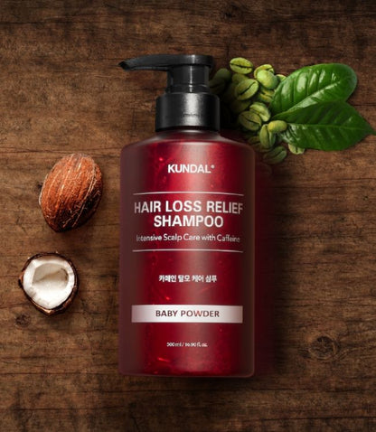 Kundal Caffeine Hair - Loss Care Shampoo – Baby Powder Scent