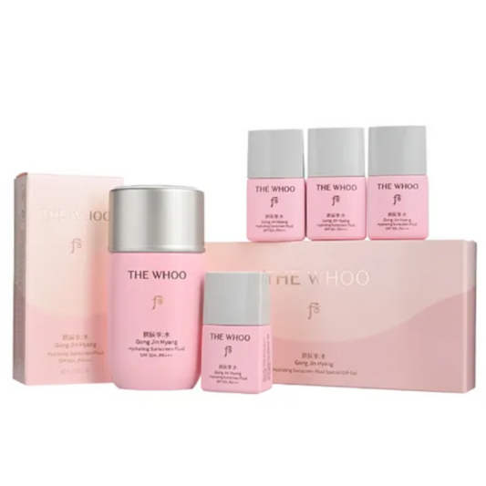 THE WHOO – Gongjinhyang Hydrating Sunscreen Fluid Special Set